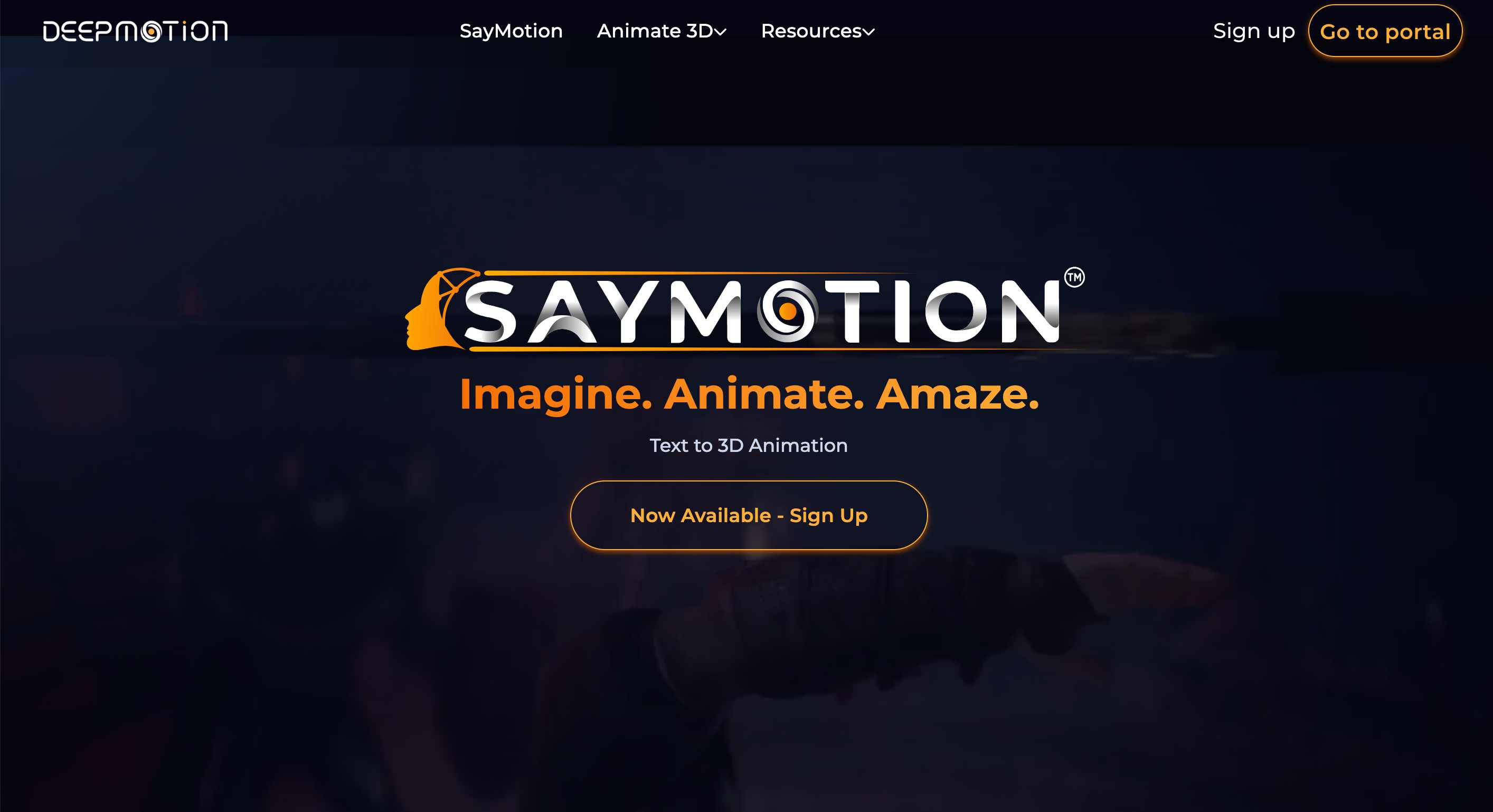 SayMotion：将文字转换为3D动画的AI平台