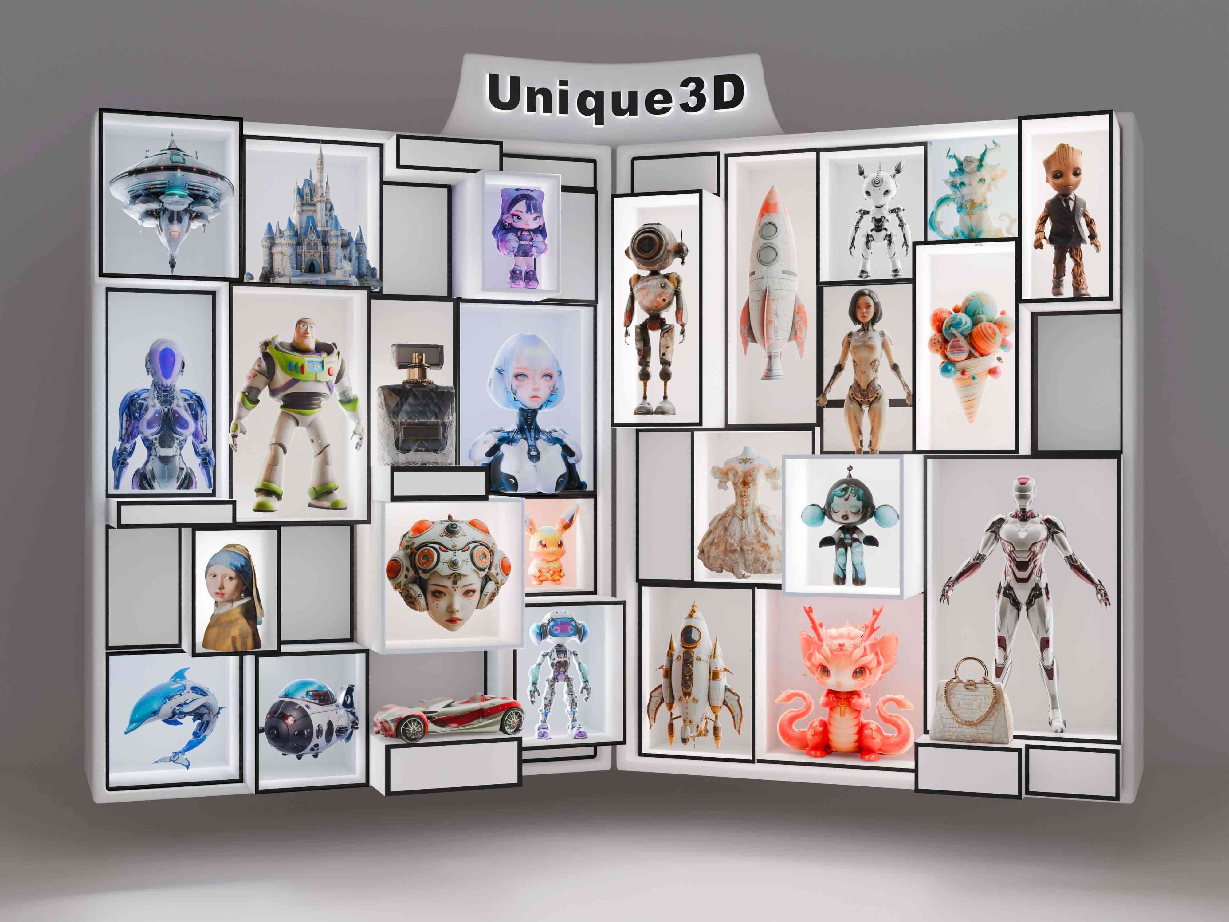 AI驱动3D建模：高效图片生成模型应用Unique3D