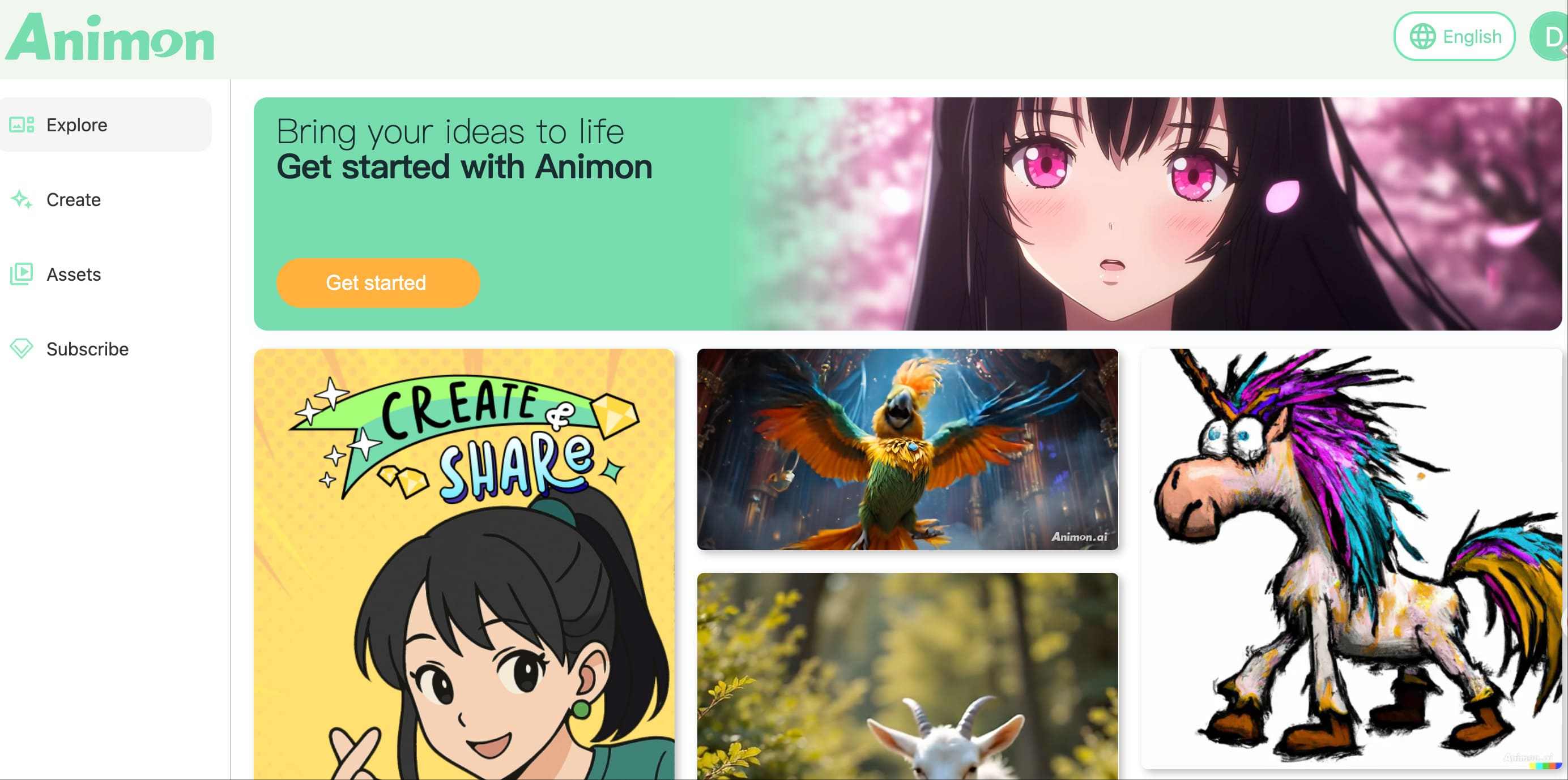 Animon：动漫界的 AI 革命者 免费无限生成打破次元壁